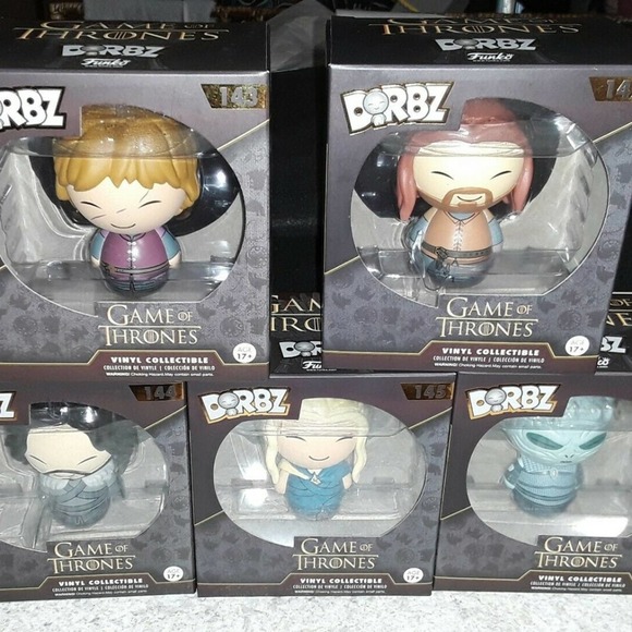 NIB Game of Thrones Funko Dorbz Vinyl Collectible Set of 5 - Picture 1 of 8